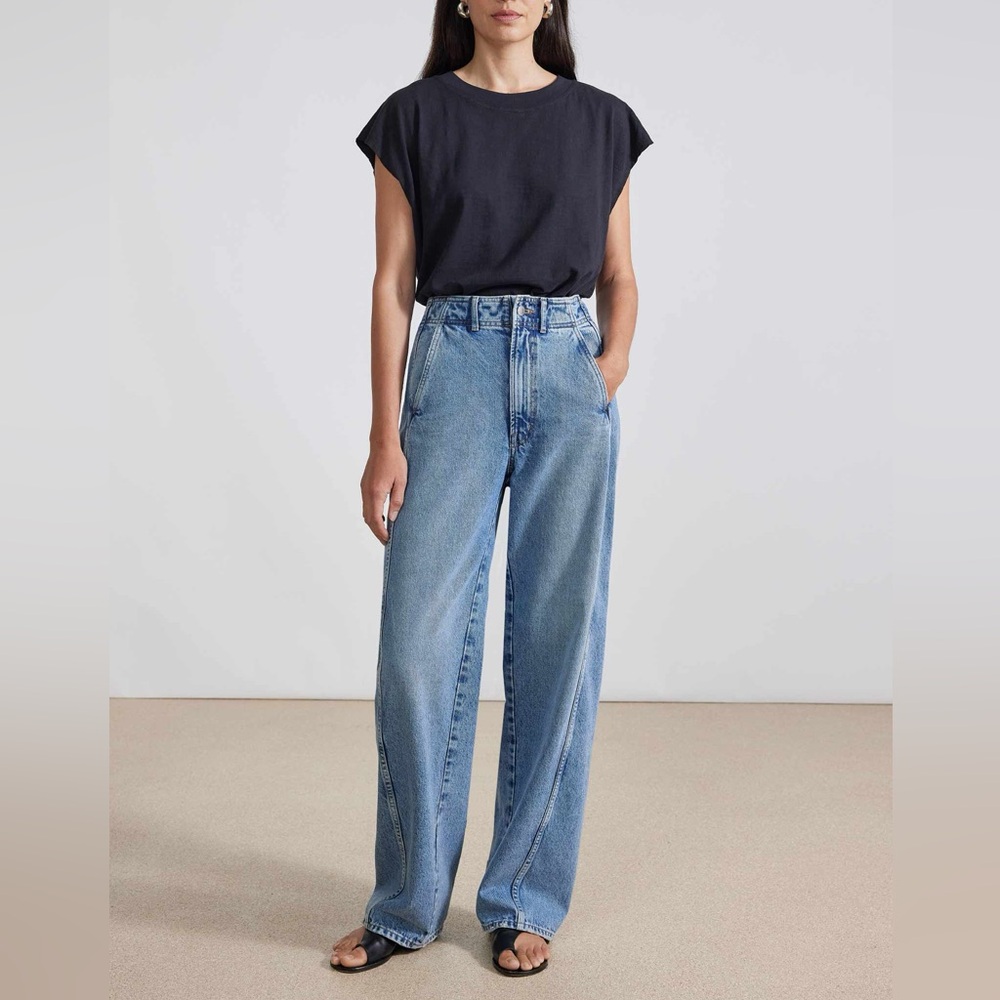 NWT Apiece Apart Women’s Meridian Jean in Austin Wash size 28